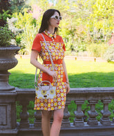 Wrangler Sunflower Print Mini Crossbody Bag-Country Glam Outfits